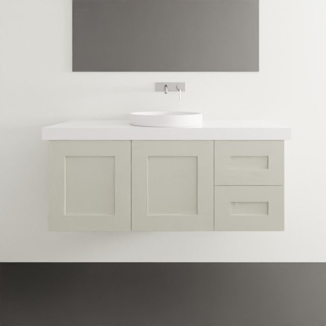 Timberline Victoria Wall Hung Vanity with Silksurface Freedom Top & Basin