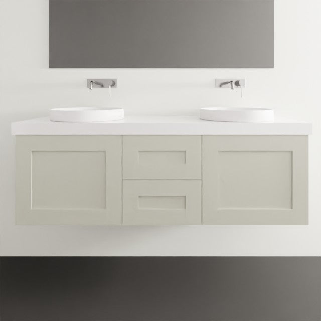 Timberline Victoria Wall Hung Vanity with Silksurface Freedom Top & Basin