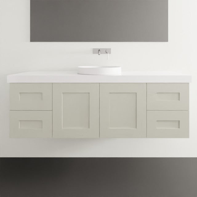 Timberline Victoria Wall Hung Vanity with Silksurface Freedom Top & Basin