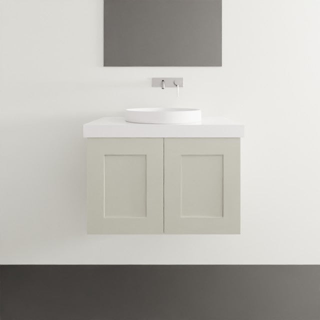 Timberline Victoria Wall Hung Vanity with Silksurface Freedom Top & Basin