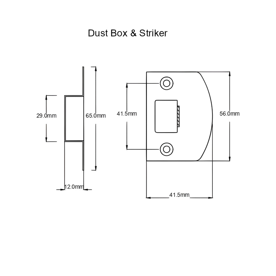 TradCo Milton Door Knob Long Backplate Privacy Set Polished Brass