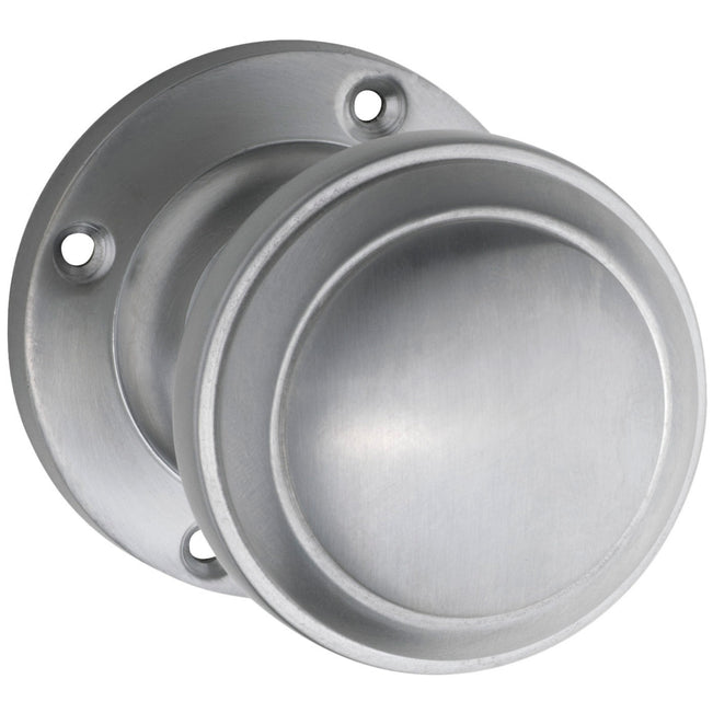 Tradco Milton Knob Round Rose Satin Chrome Sdg 0739 - The Blue Space