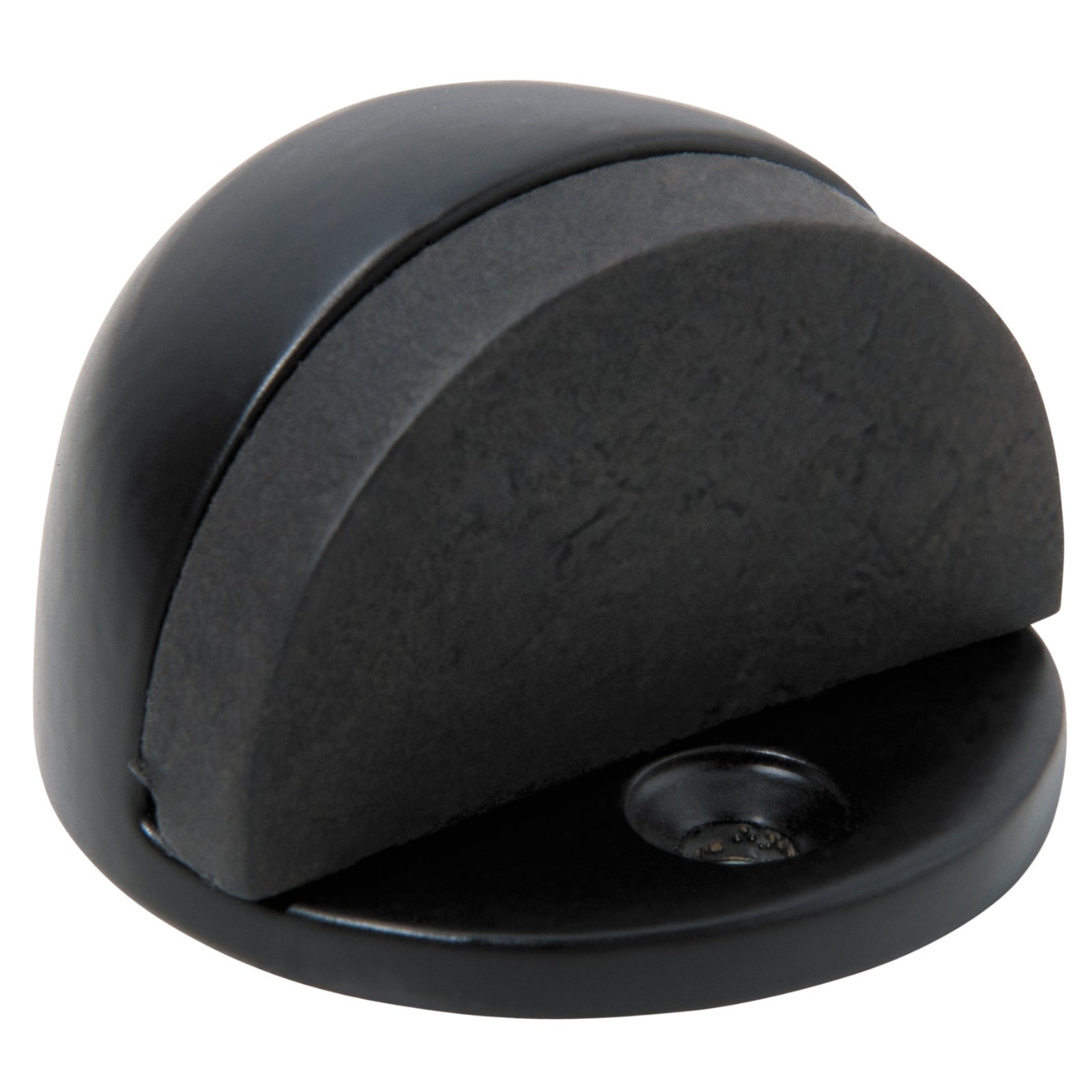 Tradco Oval Door Stop Matte Black 1822 - The Blue Space