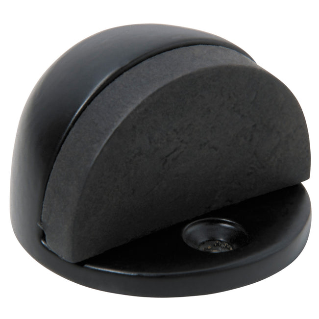 Tradco Oval Door Stop Matte Black 1822 - The Blue Space
