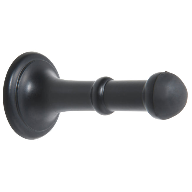 Tradco Small Concealed Fix Door Stop Matte Black 1821 - The Blue Space