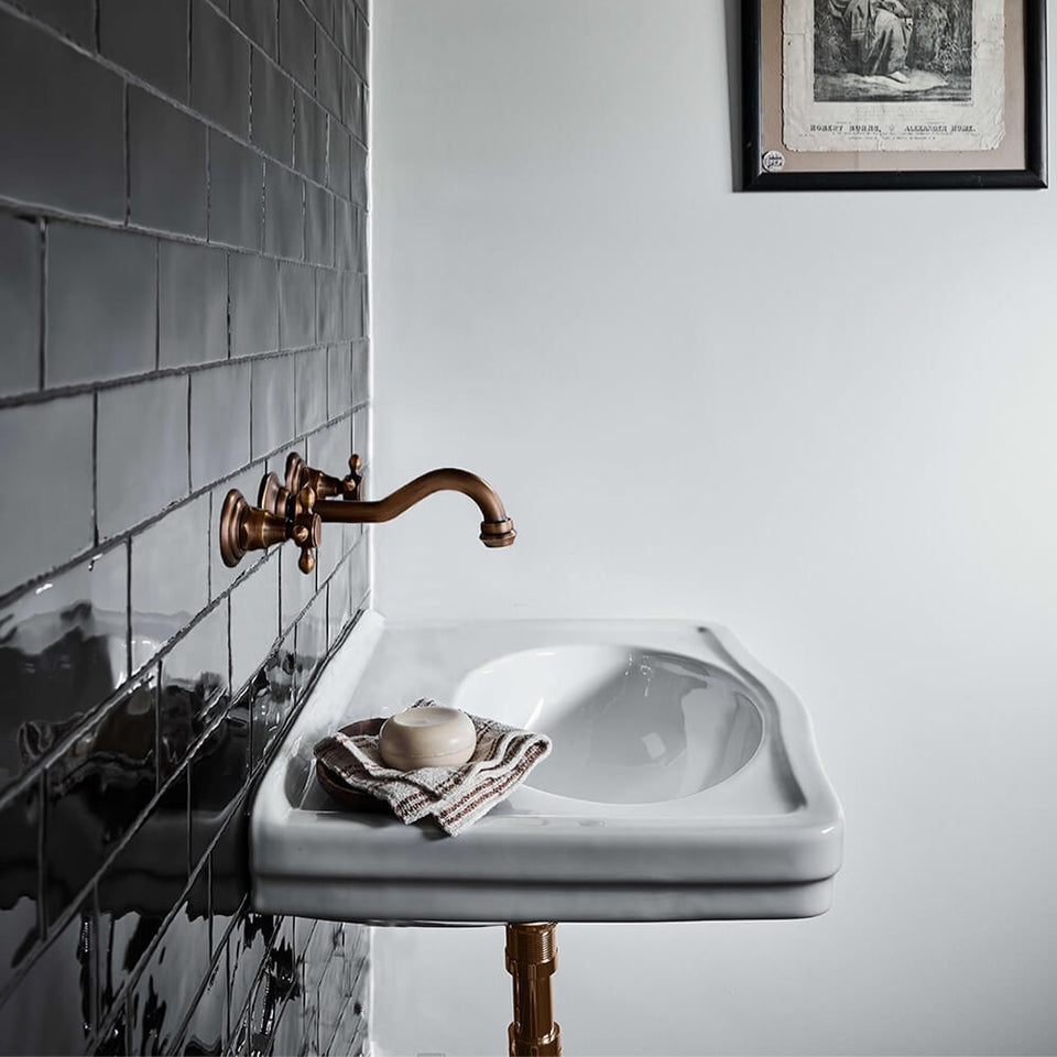 Turner Hastings Claremont 58 x 45 Wall Hung Basin Without Taphole