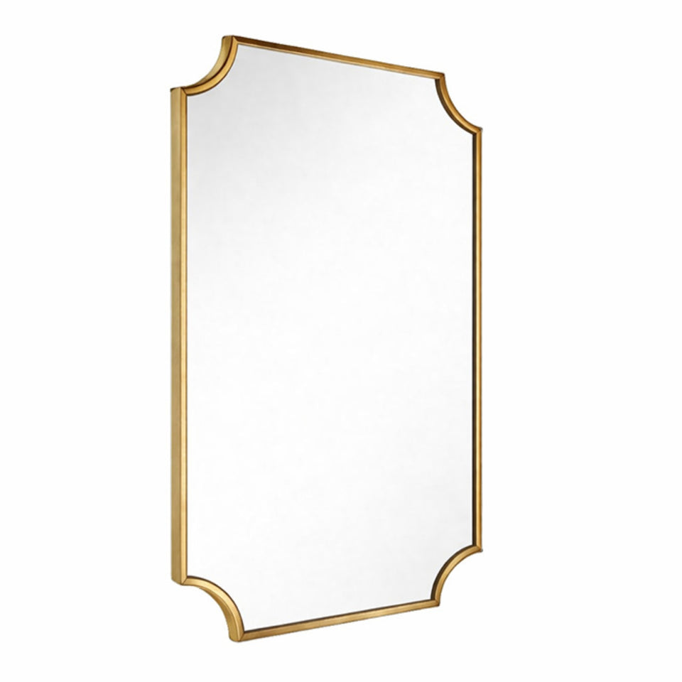 Turner Hastings Claremont 800x500mm Mirror - Brushed Brass