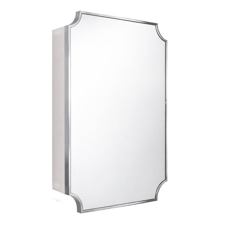 Turner Hastings Claremont 800x500mm Shaving Cabinet - Chrome