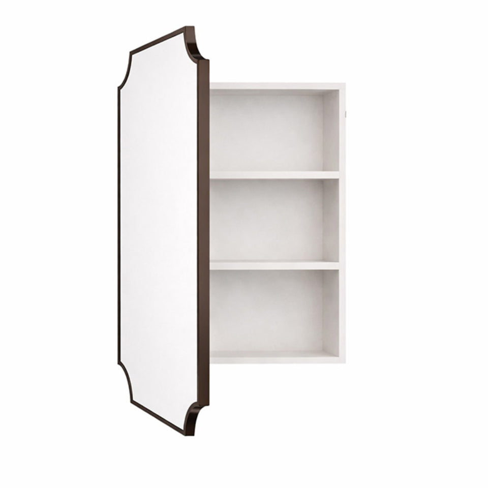 Turner Hastings Claremont 800x500mm Shaving Cabinet - English Bronze