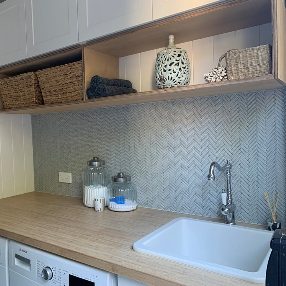 Lifestyle 9 Turner Hastings Cuisine 46 x 46 Inset/Undermount Fine Fireclay Sink CU46FS - The Blue Space