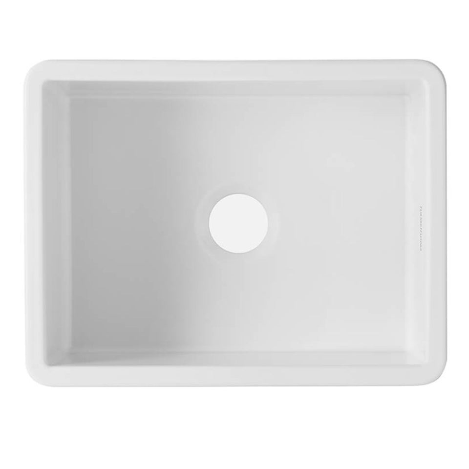 Turner Hastings Cuisine 60 x 46 Inset / Undermount Fine Fireclay Matte White Sink