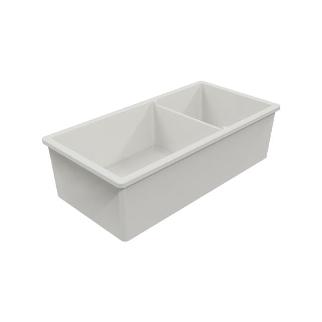 Turner Hastings Cuisine 93 x 48 One And A Half Bowl Inset/Undermount Matte White Sink