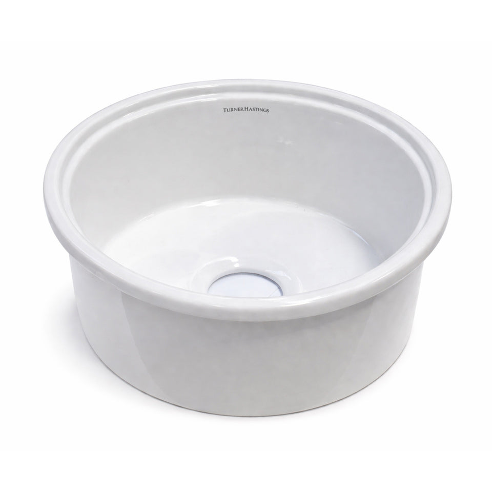 Turner Hastings Cuisine Round 47 Inset/Undermount Fine Fireclay Sink