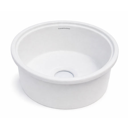 Turner Hastings Cuisine Round 47 Inset/Undermount Matte White Sink