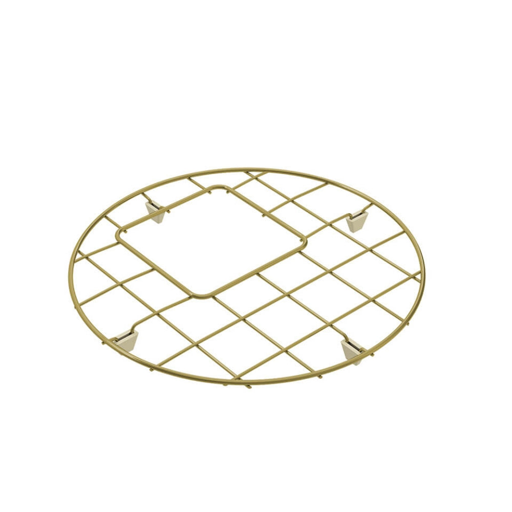 Turner Hastings Cuisine Round 47 x 47 Protective Brushed Brass Grid CUR471SSG-BB - The Blue Space