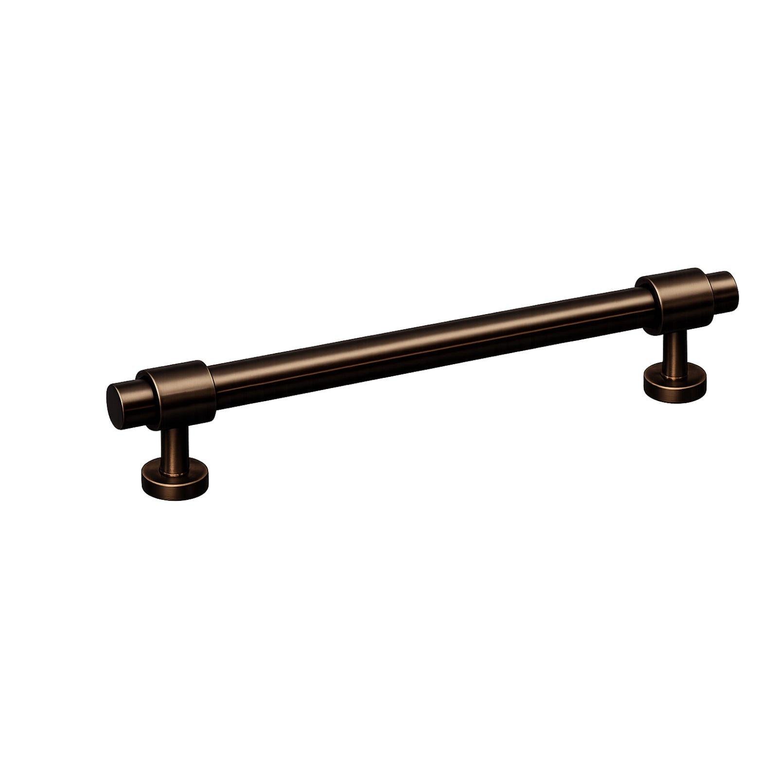 Single Turner Hastings Fanetta 224mm Pull Handle English Bronze FA224CB-EB - The Blue Space