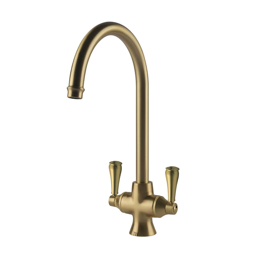 Turner Hastings Ludlow Purifier Mixer with Filter Cartridge - Brushed Brass LU203KT-BB - The Blue Space
