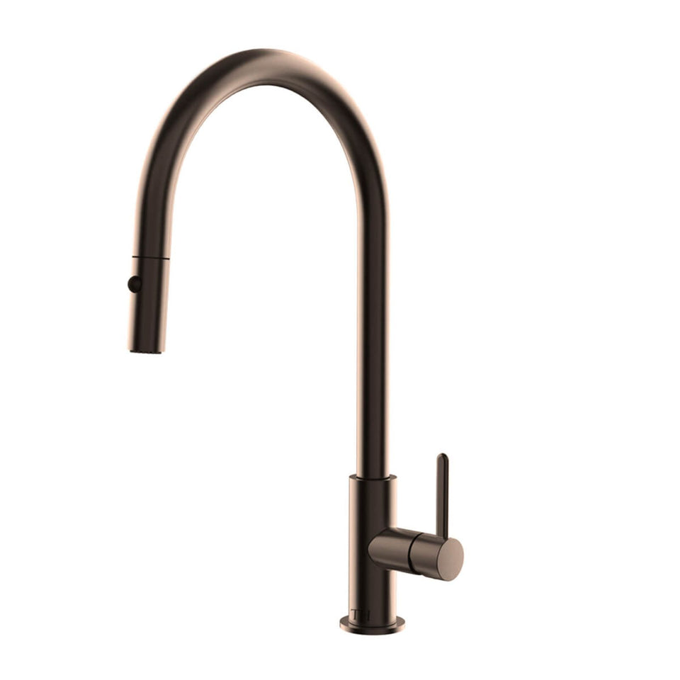 Turner Hastings Naples Pull Out Mixer Tap - English Bronze