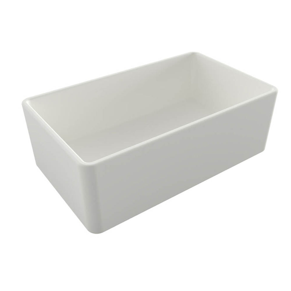 Turner Hastings Novi 75 x 46 Fireclay Single Butler Sink, Universal Flat or Ribbed