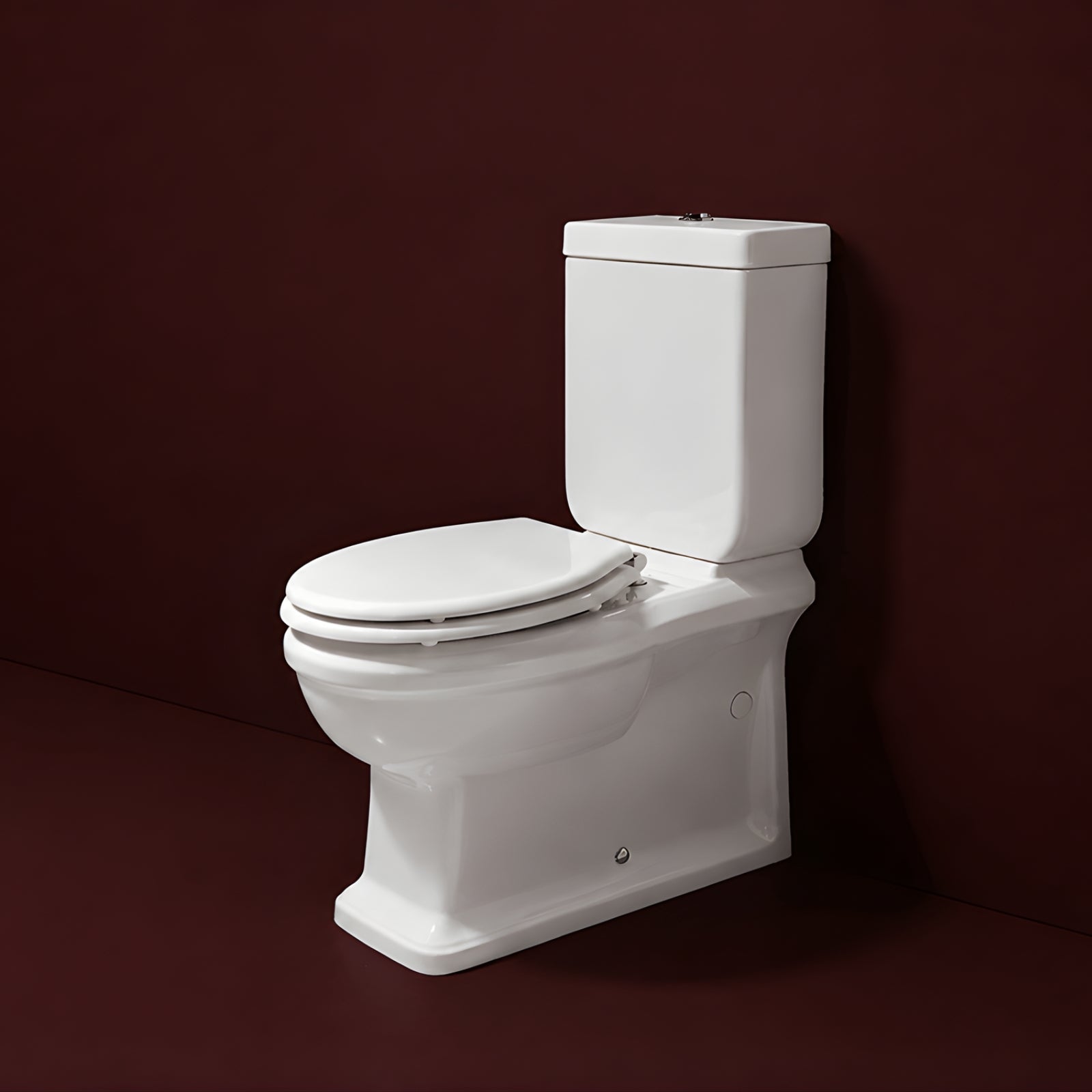 Lifestyle 2 Turner Hastings Stafford Back To Wall Toilet Suite - Gloss White With Chrome Hinges ST675BTW-GW - The Blue Space