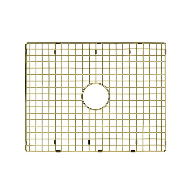 Turner Hastings Stainless Steel Grid to suit Cuisine 93 x 48 (large side) - Brushed Brass CUD481SSG-BB - The Blue Space