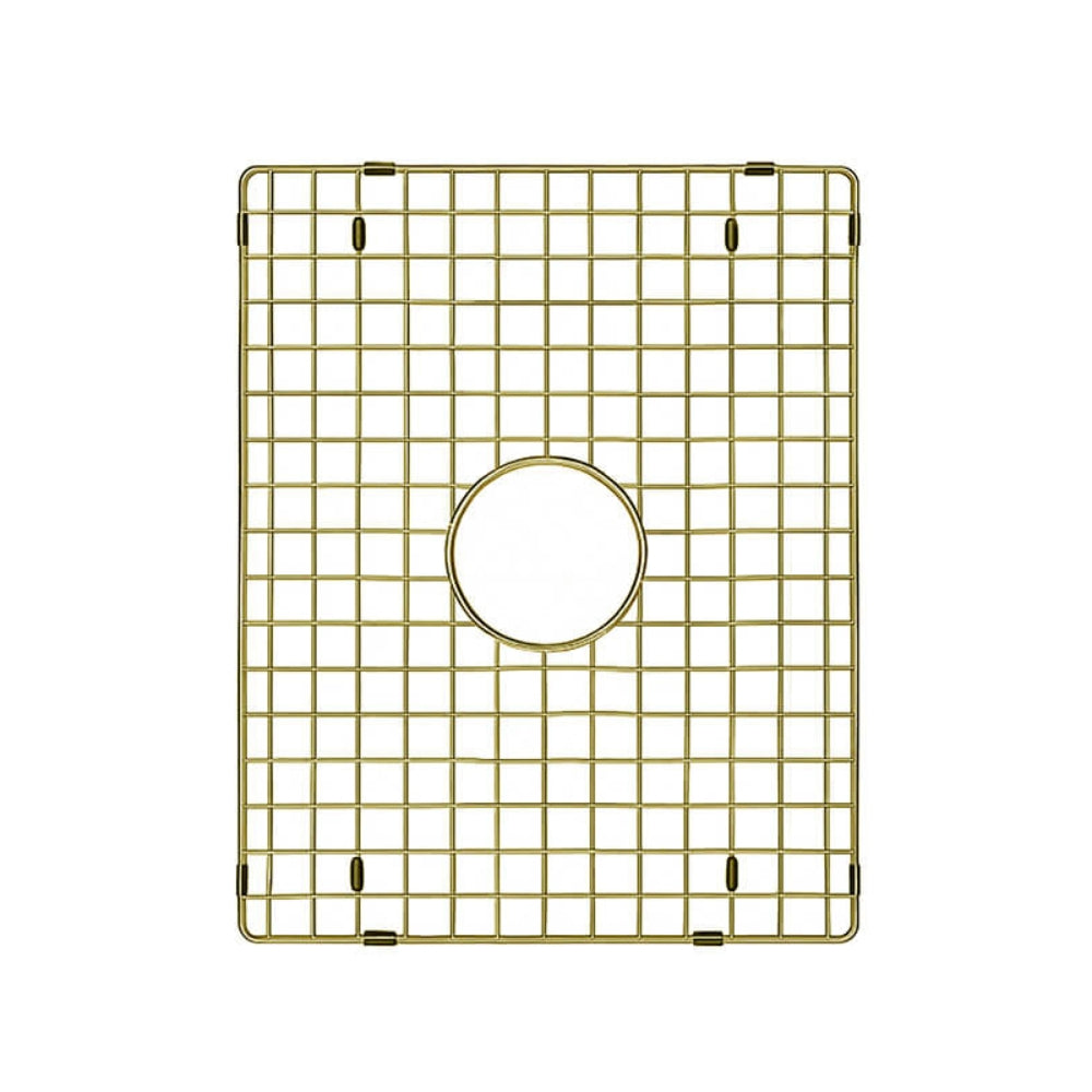 Turner Hastings Stainless Steel Grid to suit Cuisine 93 x 48 (small side) - Brushed Brass CUD281SSG-BB - The Blue Space