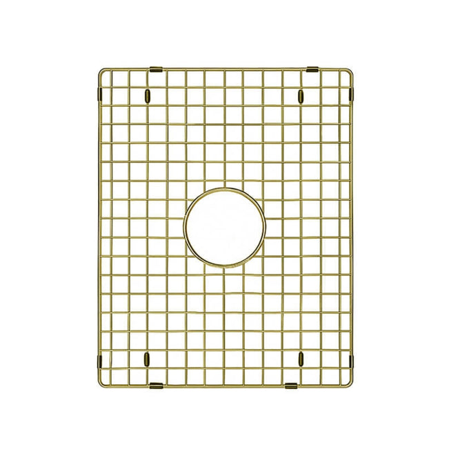 Turner Hastings Stainless Steel Grid to suit Cuisine 93 x 48 (small side) - Brushed Brass CUD281SSG-BB - The Blue Space