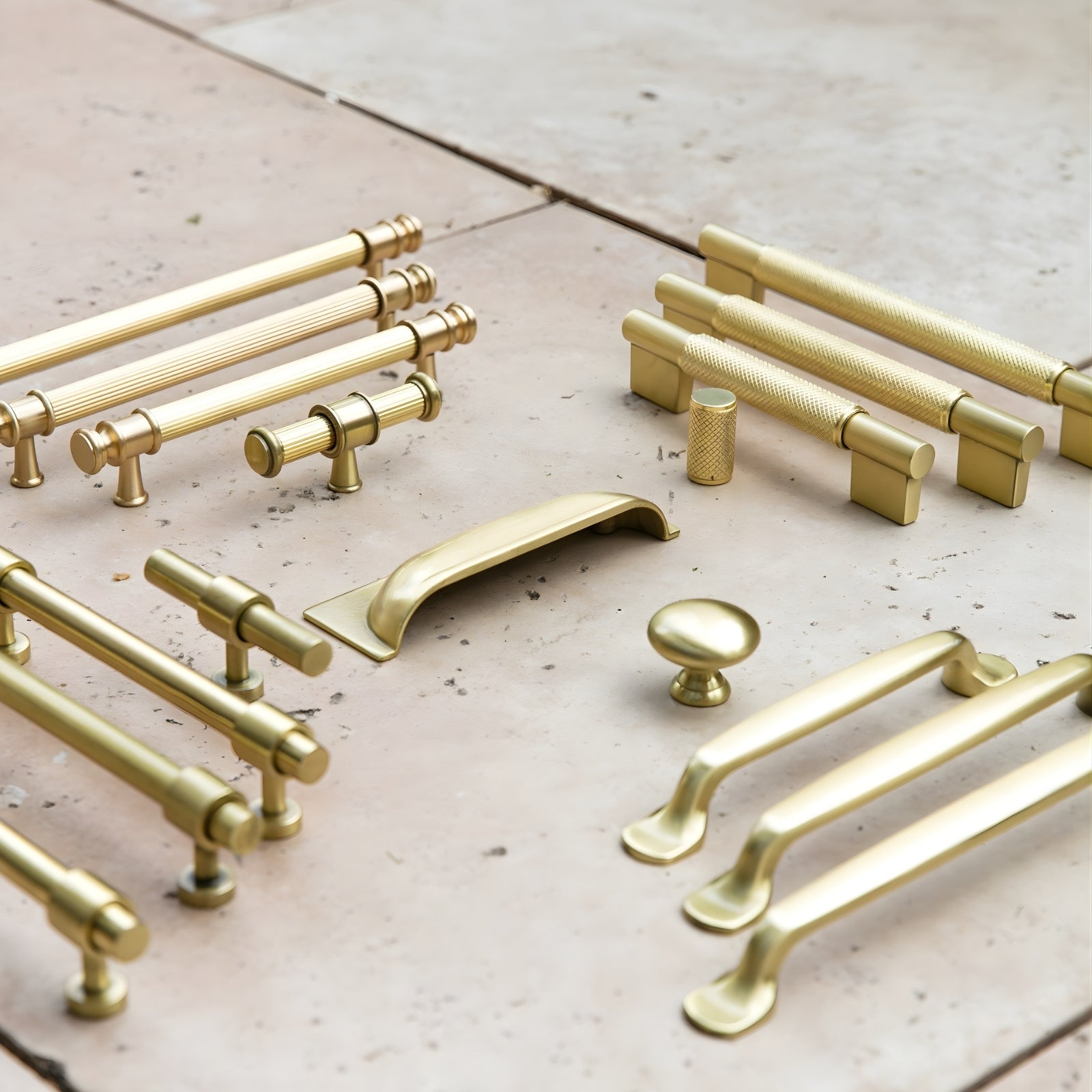 Range Turner Hastings Tutto Knob Brushed Brass TUK35CB-BB - The Blue Space