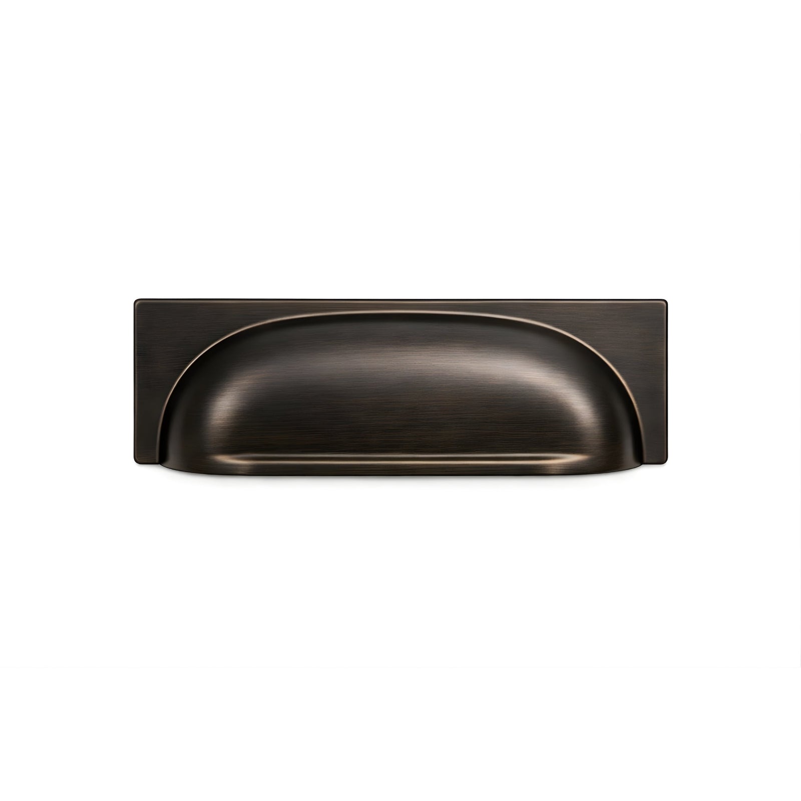 SIngle Turner Hastings Verese 96mm Cup Pull Handle  English Bronze VS96CB-EB - The Blue Space
