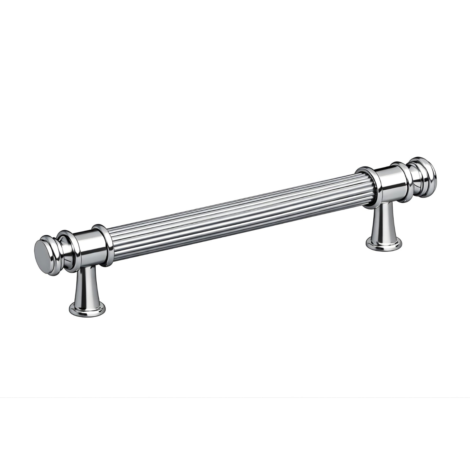 Single Turner Hastings Verona 128mm Pull Handle Chrome VE128CB-CH - The Blue Space