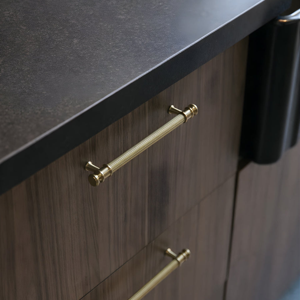 Turner Hastings Verona 224mm Pull Handle Brushed Brass
