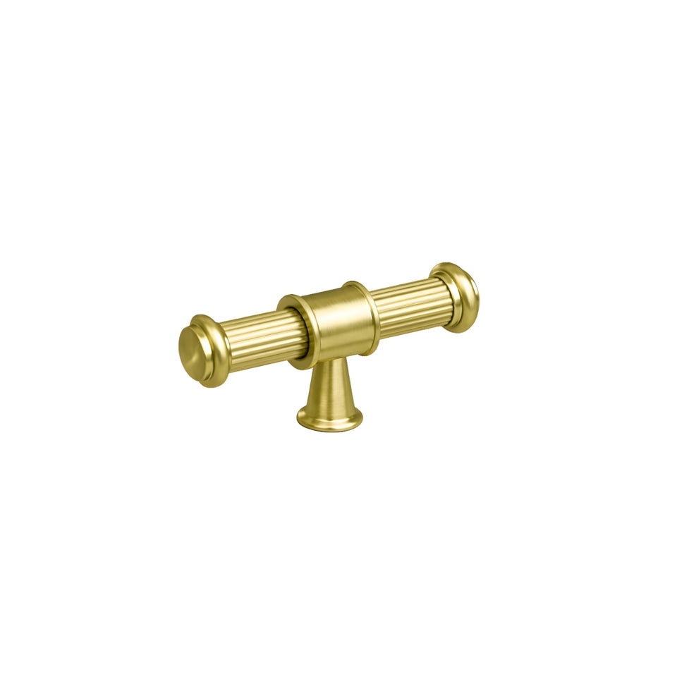 Turner Hastings Verona T-Knob Brushed Brass