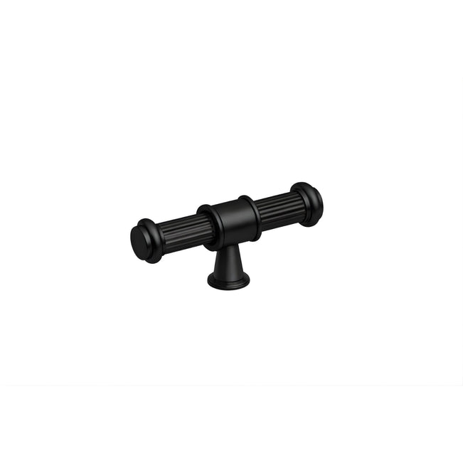 SIngle Turner Hastings Verona T-Knob Matte Black VE75CB-MB - The Blue Space