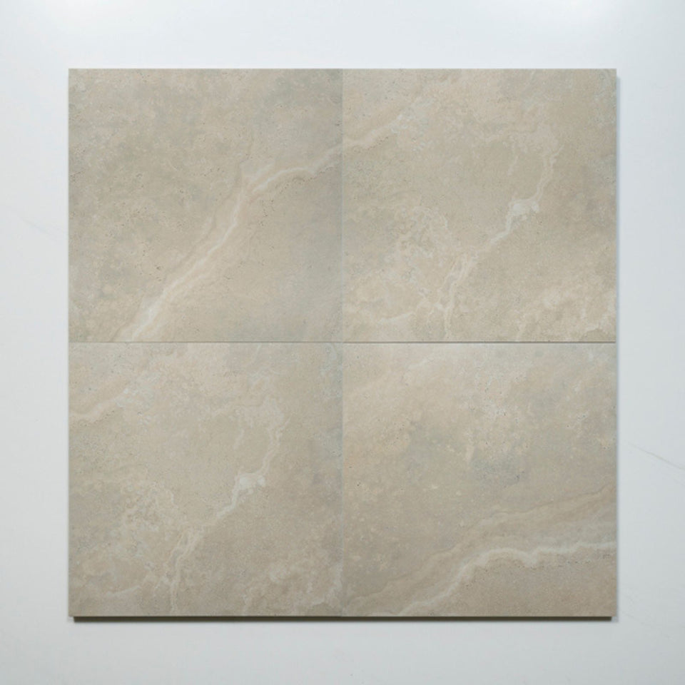 Tuscan Beige Travertine Look Tile 600mm x 600mm