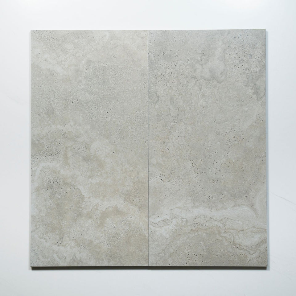 Tuscan Grey Travertine Look Tile 300mm x 600mm