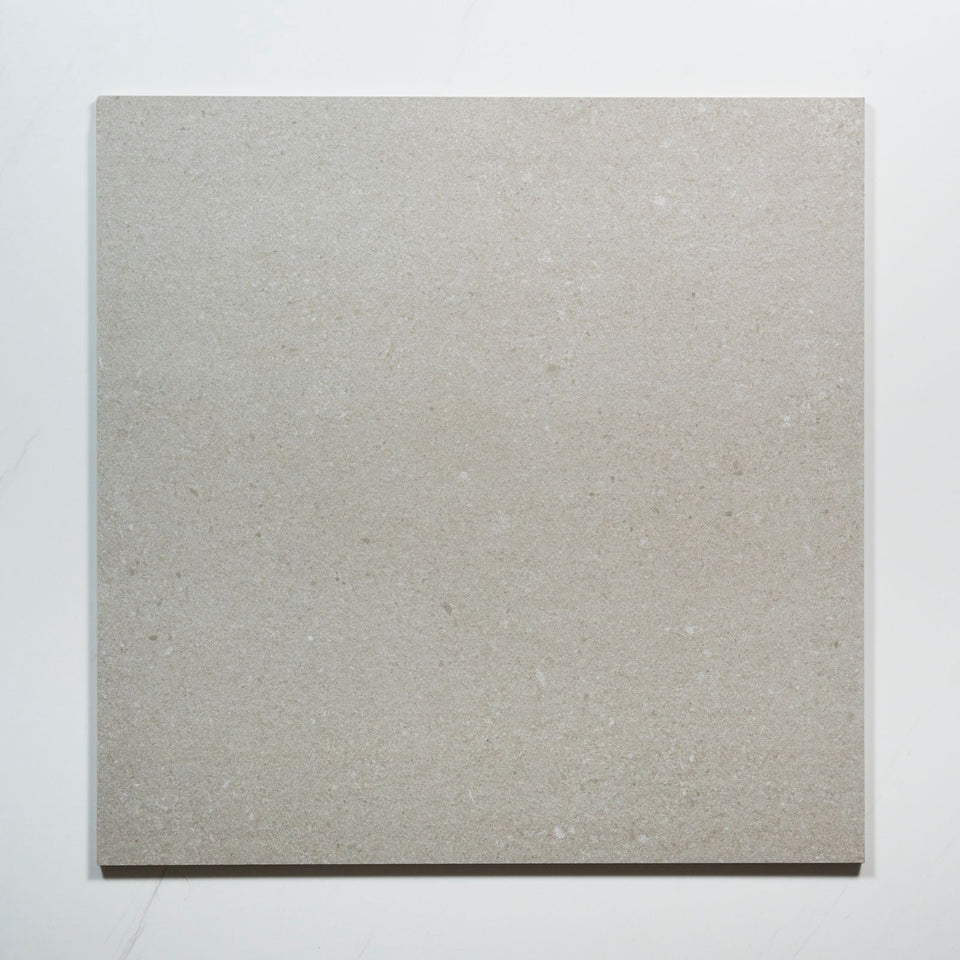Vela Greige Matte Porcelain Tile 600 x 600mm