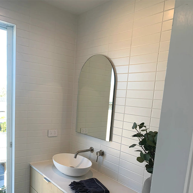 White Bella Subway Tile Matte 65 x 265 x 7mm Ceramic