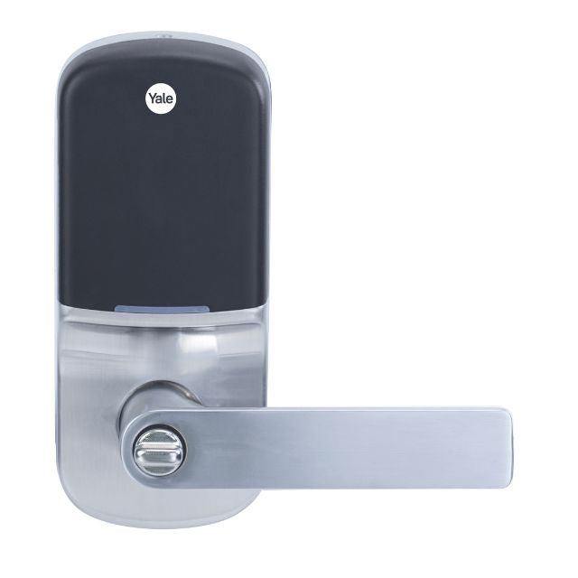 Interior Front Yale Assure Keyed Lever with Home Module Satin Chrome YRL226HKSC - The Blue Space