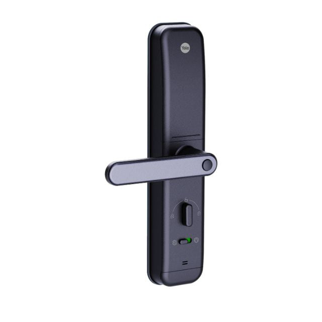 Side Angle Yale ByYou Pro Mortise Lock Matte Black YBYM/60/HK - The Blue Space