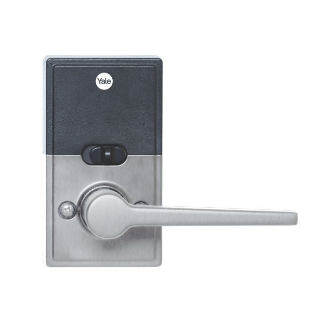 Interior Yale Libi Digital Lever Keyed Satin Nickel YLBL226NRSN - The Blue Space