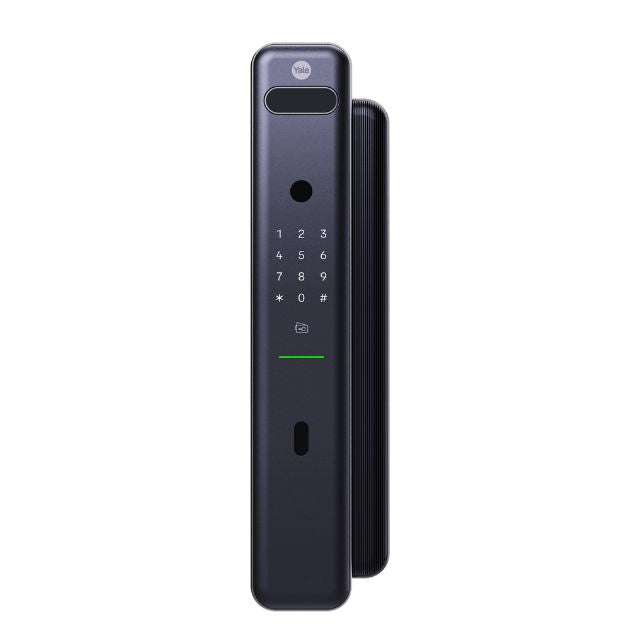 Interior Yale Luna Pro+ Smart Push/Pull Mortice Lock with Yale Home Module Graphite YLN/60/HK/CG - The Blue Space