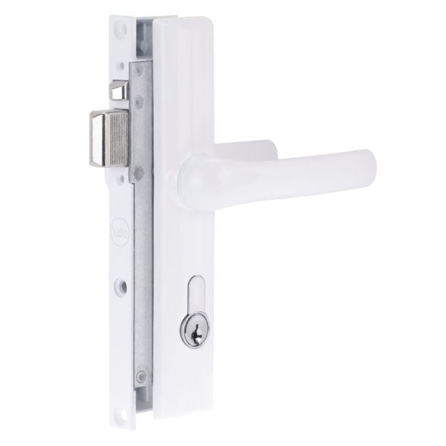 Exterior Yale Quattro Hinged Security Door Lock White Y8104WHDP - The Blue Space