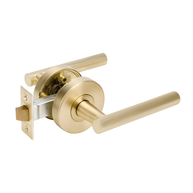 Zanda Baxter Passage Set Satin Brass 9140.SB - The Blue Space