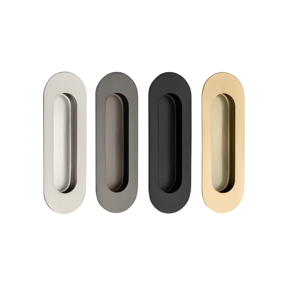 Zanda Duke Flush Pull 120 x 40mm Matte Black