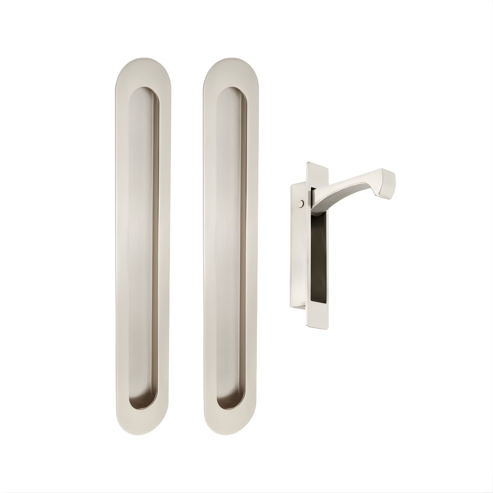 Zanda Duke Flush Pull Kit 250 x 40mm Stainless Steel 5268.SS - The Blue Space
