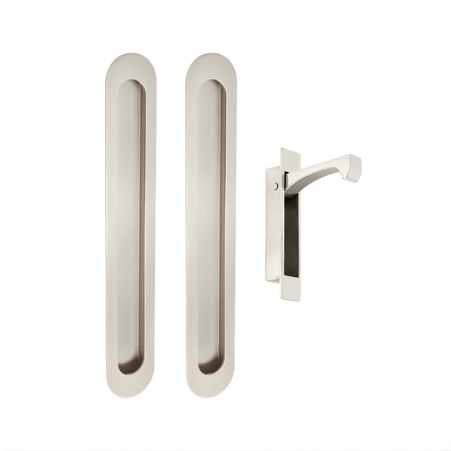 Zanda Duke Flush Pull Kit 250 x 40mm Stainless Steel 5268.SS - The Blue Space