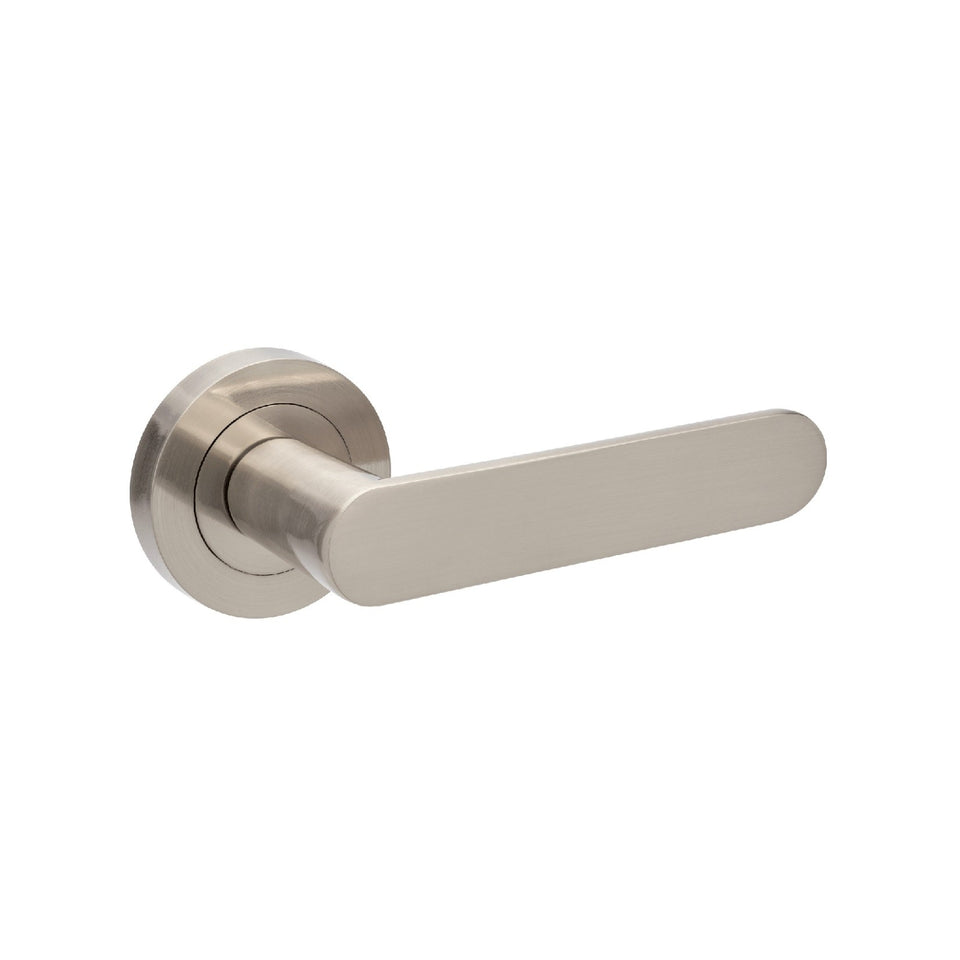 Zanda Duke Passage Door Handle Set Brushed Nickel