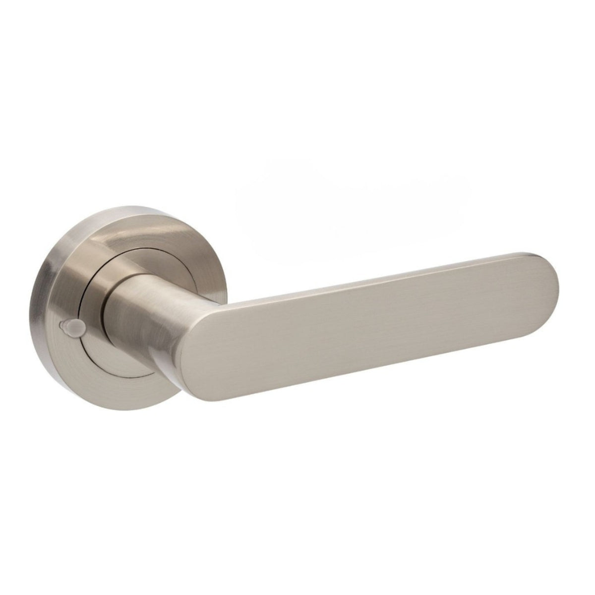 Zanda Duke Privacy Door Handle Set Brushed Nickel 10092.BN - The Blue Space