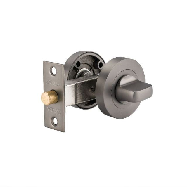 Zanda Futura Round Separate Privacy Kit Graphite Nickel
