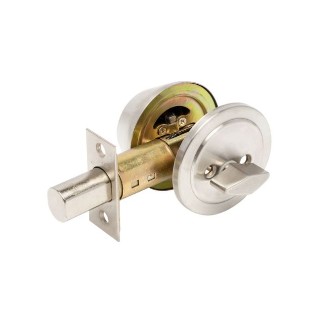 Zanda Jura Single Cylinder Deadbolt Brushed Nickel